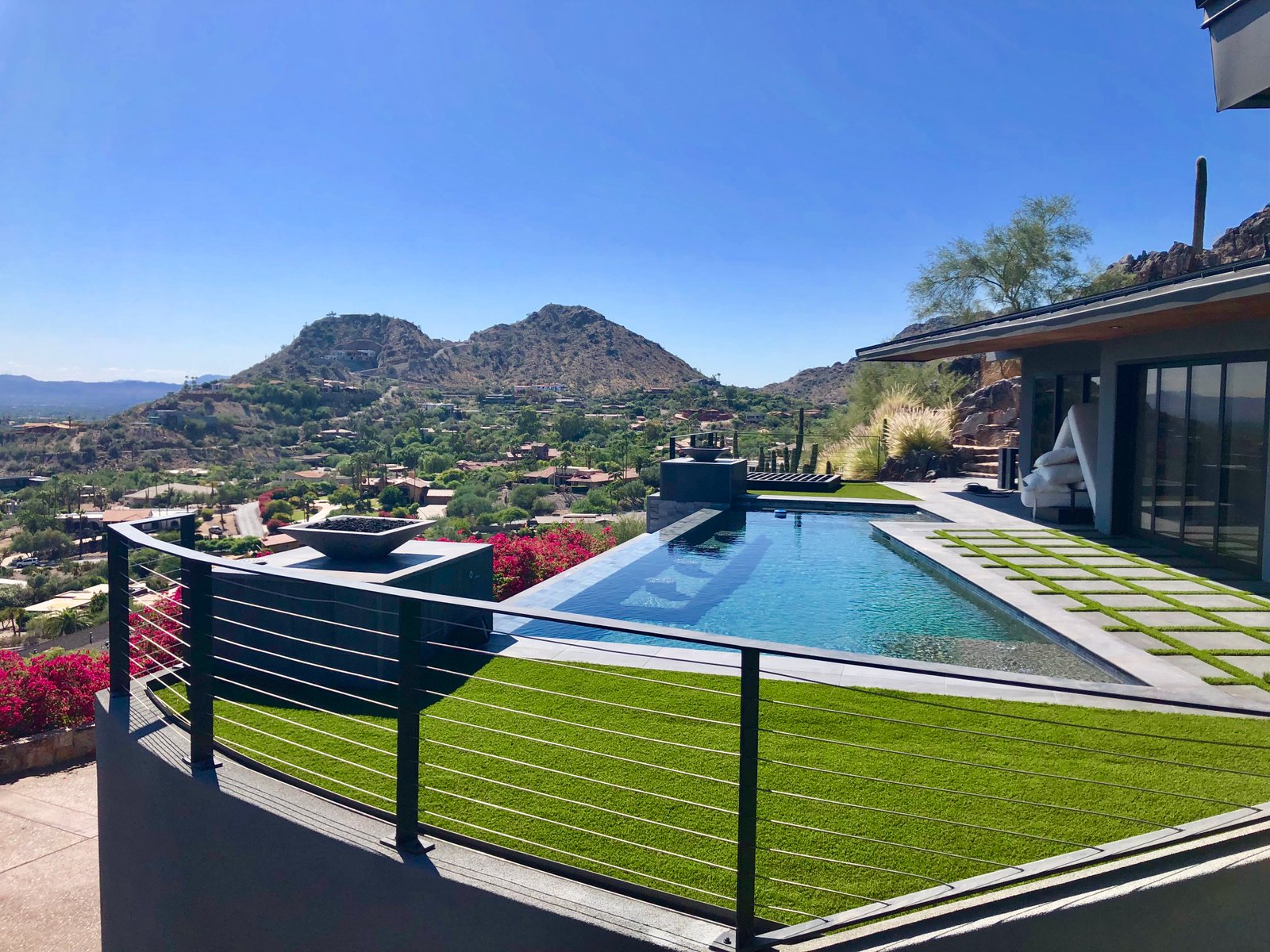 Turf and paver combo Gilbert AZ