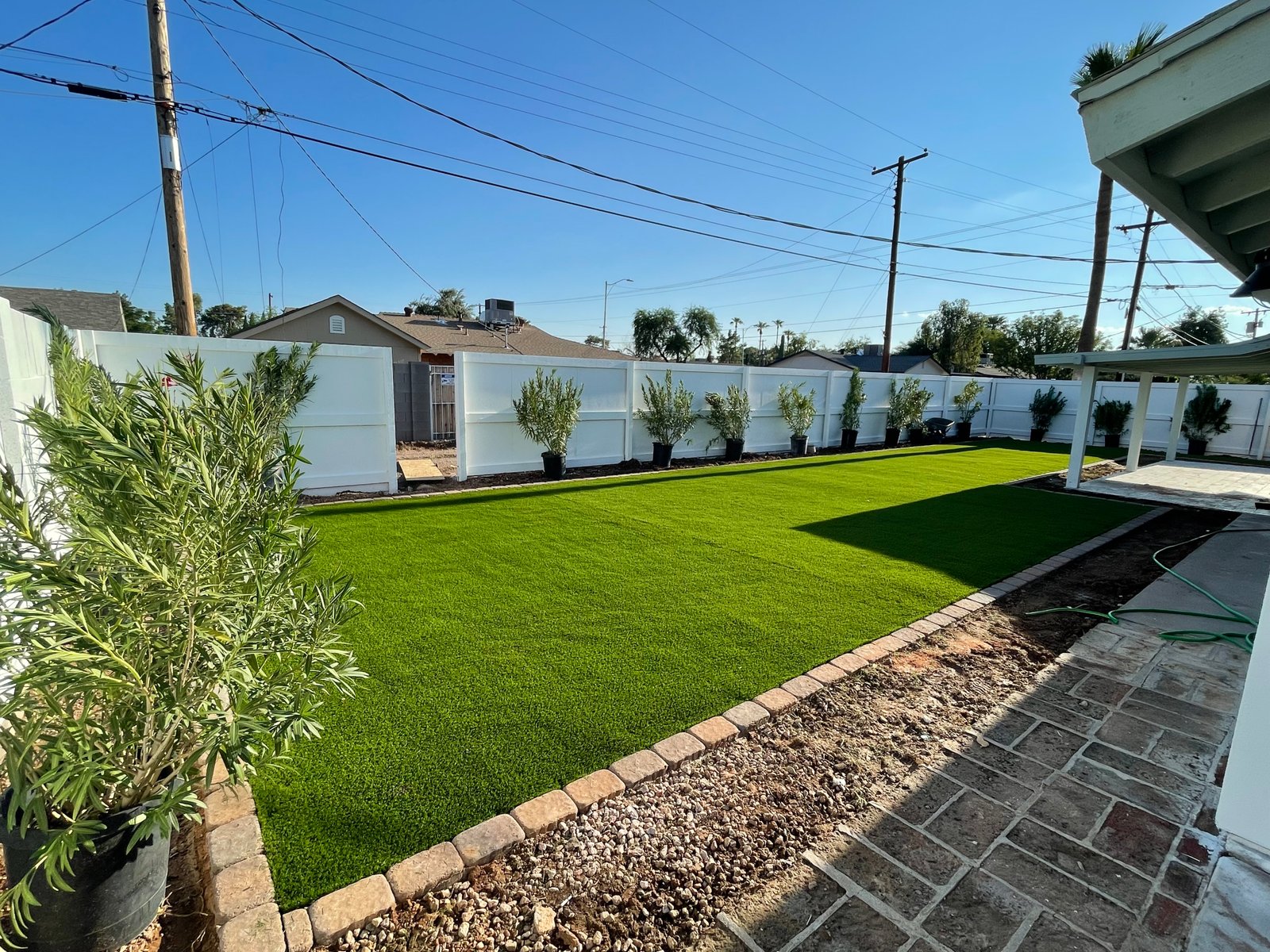 Custom paver patio Chandler AZ